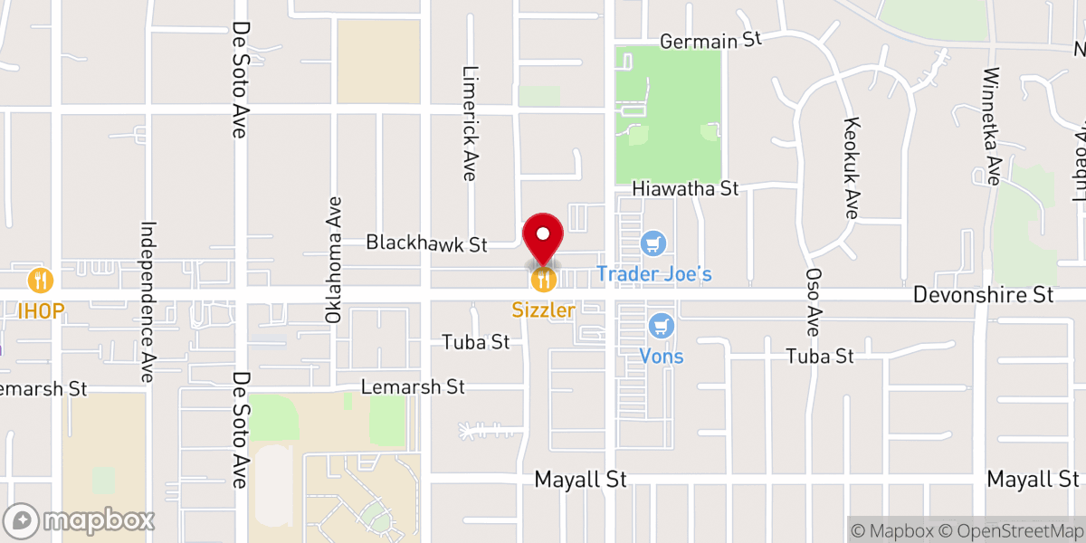 Map showing location of Vision Baptist Church Inc