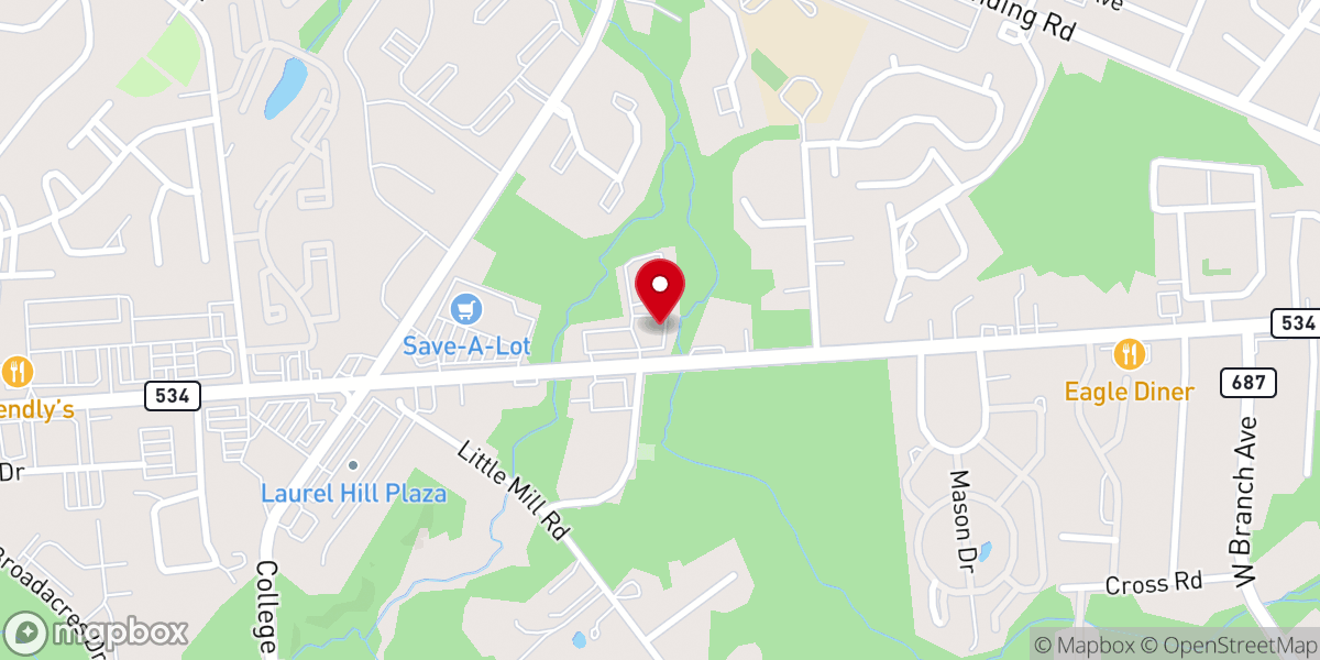 Map showing location of The Way Church NJ