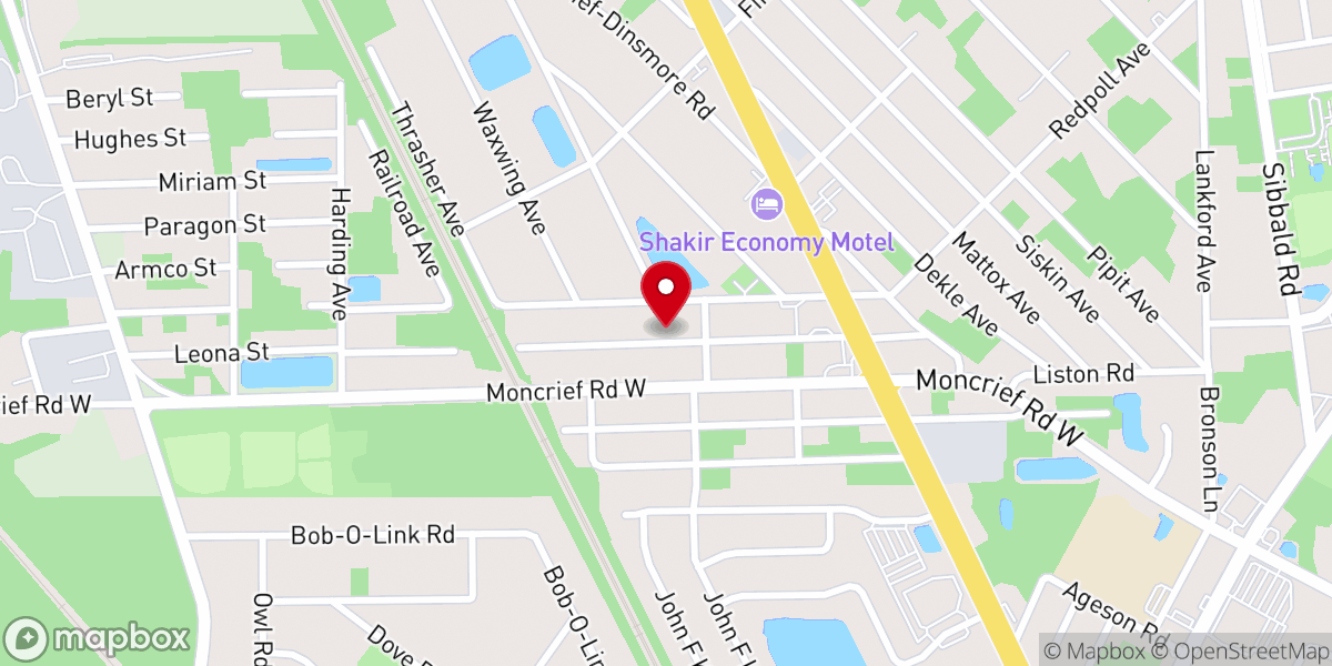 Map showing location of Temple of Praise Ministries Inc