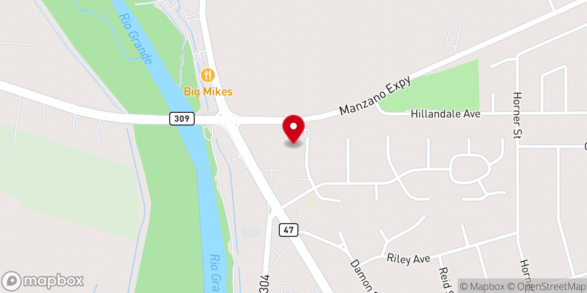 Map showing location of Sunshine Church