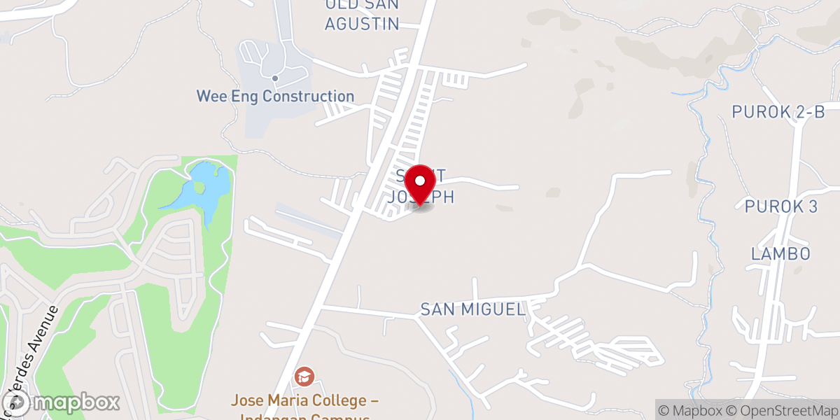Map showing location of Our Lady Of The Miraculous Medal Parish