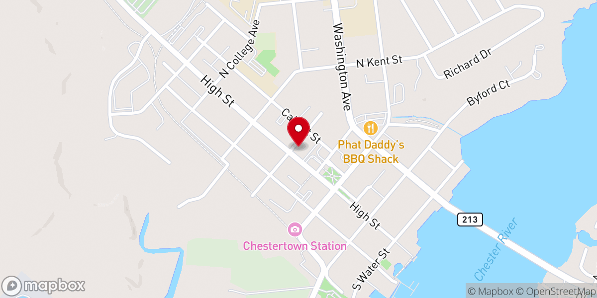 Map showing location of First United Methodist Church