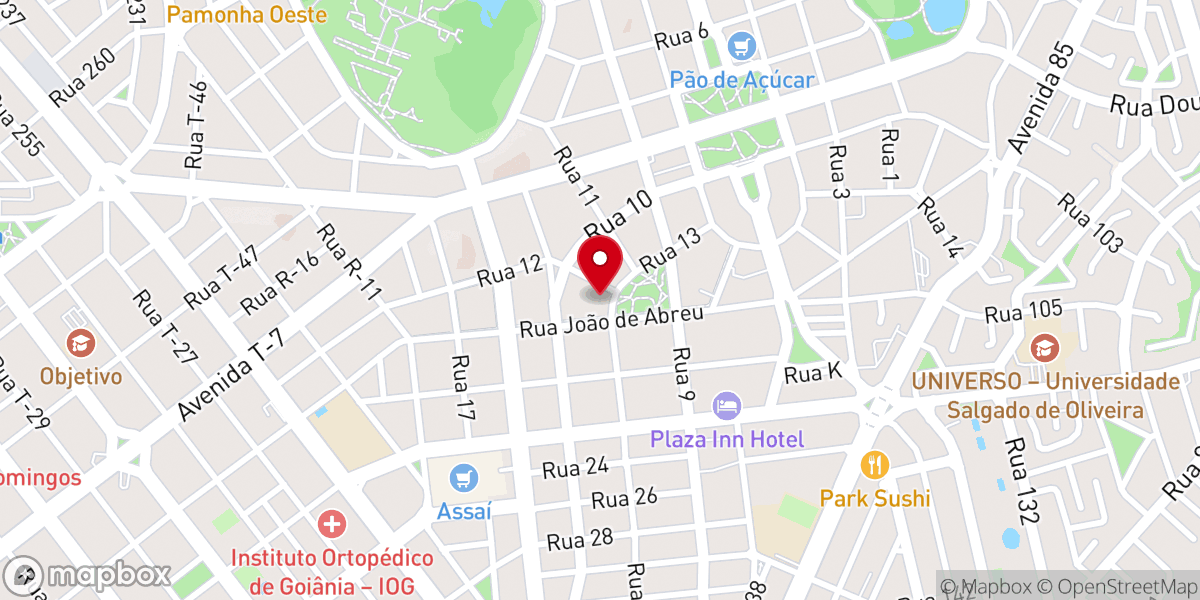 Map showing location of Igreja Assembleia de Deus Ministério Fama Jardim América