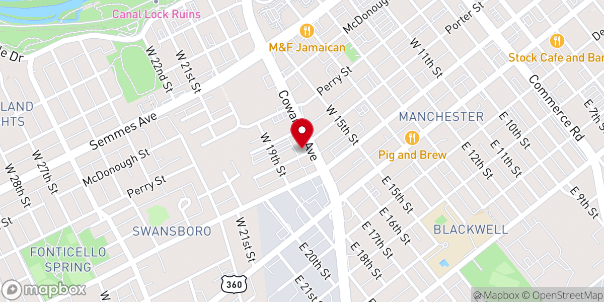 Map showing location of United Nations Church