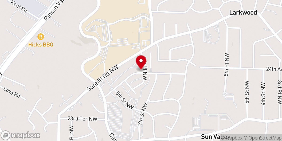 Map showing location of Bread of Life World Outreach Ministries