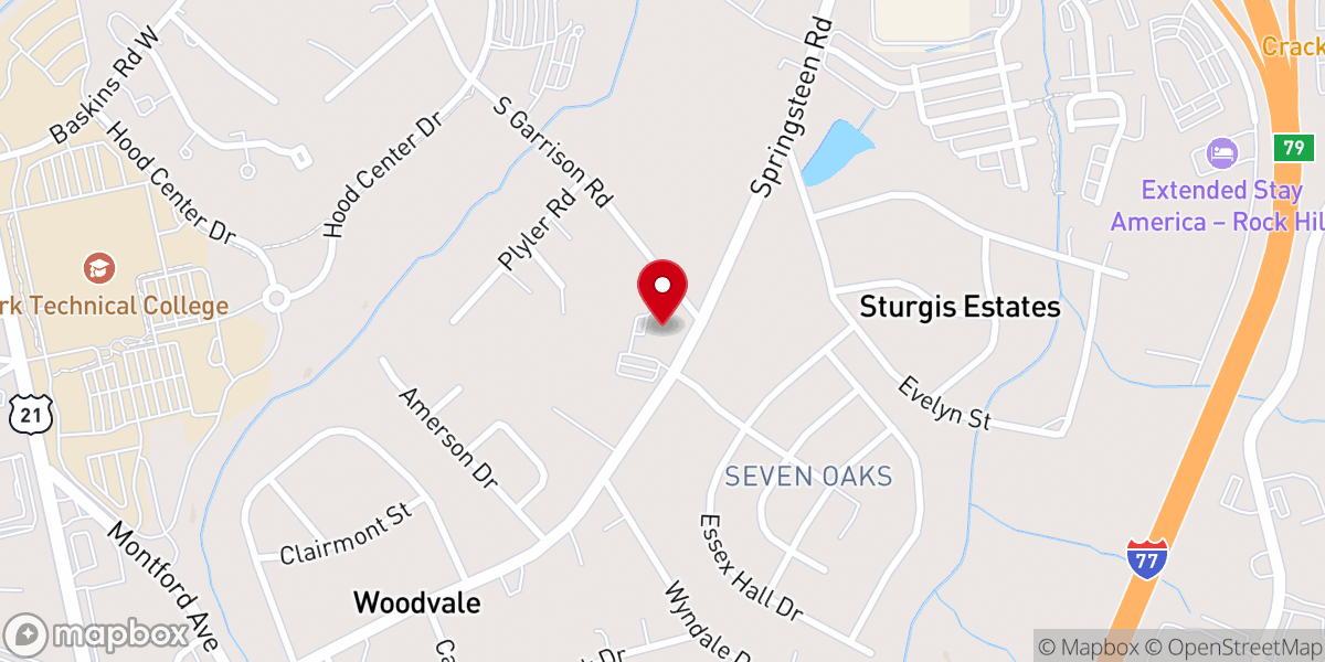 Map showing location of Illumine Evangelical Lutheran Church