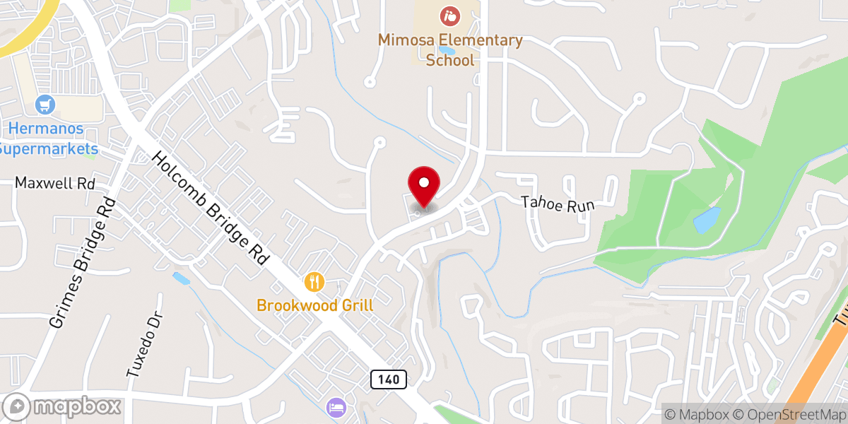 Map showing location of Gethsemane Garden Missionary Church