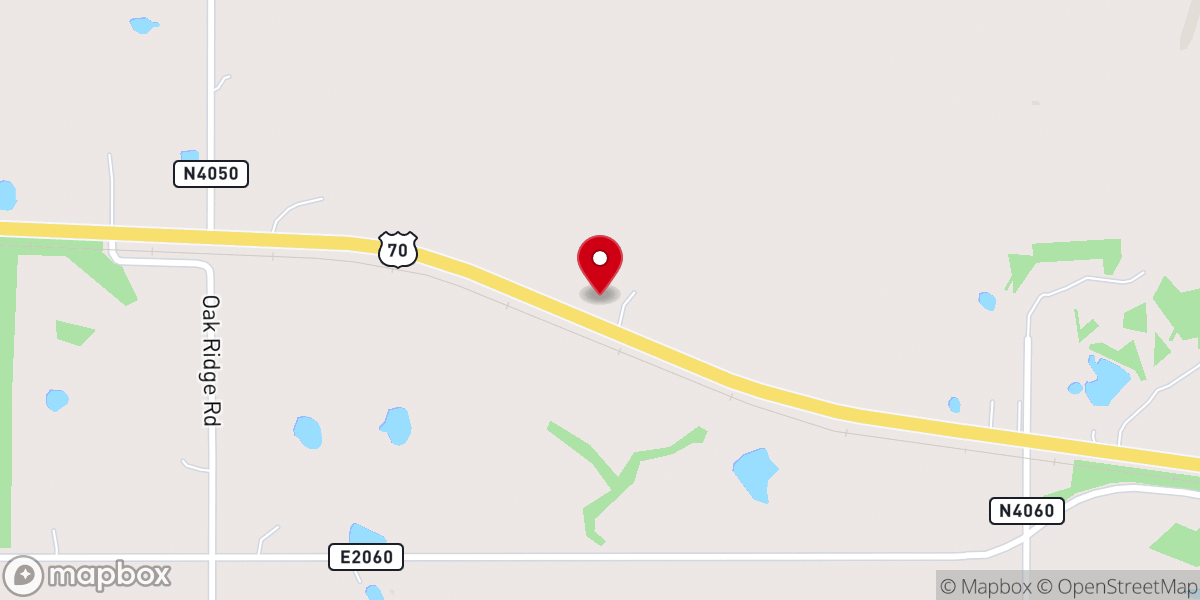 Map showing location of Universal Life Ministries Oklahoma