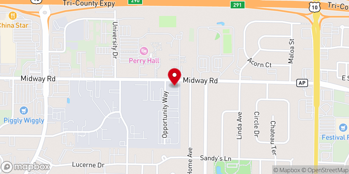 Map showing location of By the Way Inc