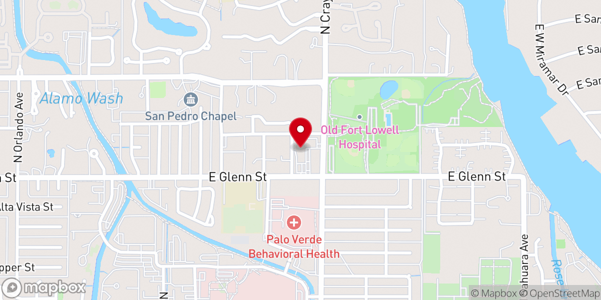 Map showing location of New Testament Baptist Church