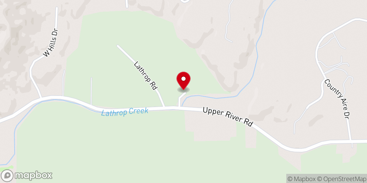 Map showing location of Josephine County Food Bank