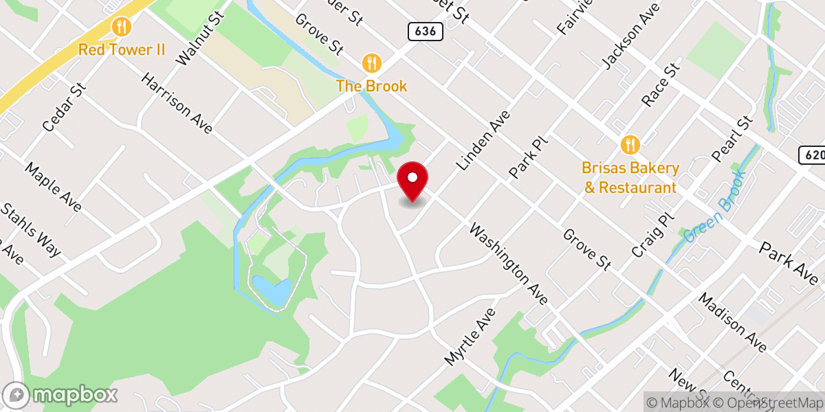 Map showing location of Congregation Tiferes Boruch Yaakov Inc
