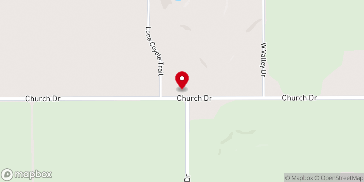 Map showing location of Stillwater Free Lutheran Church