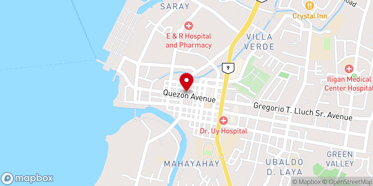 Map showing location of Victory Iligan