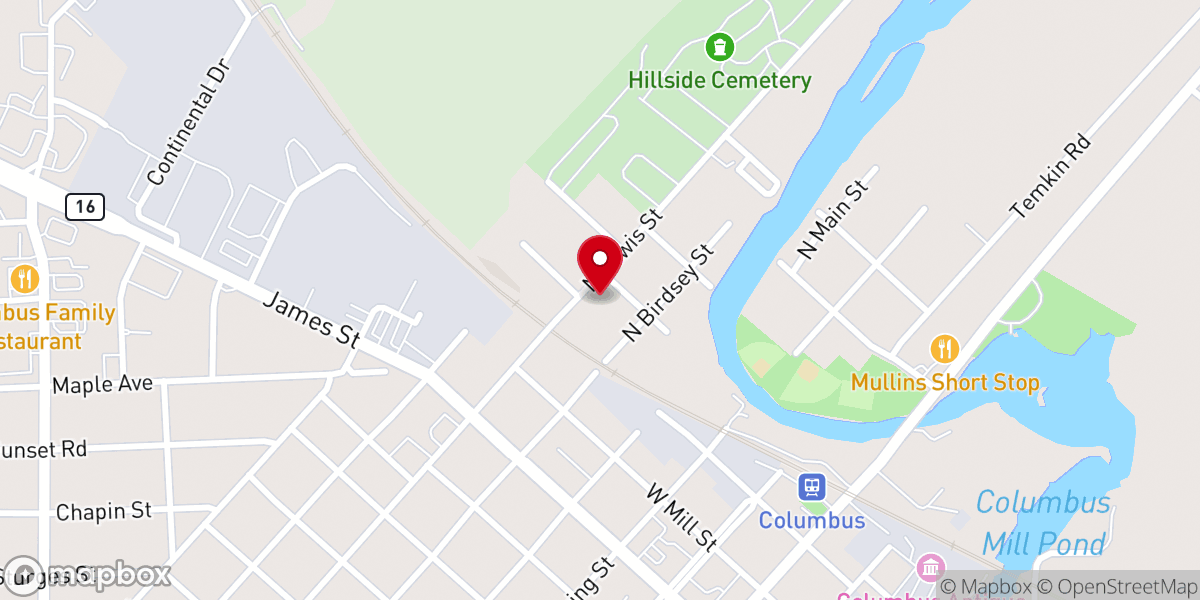 Map showing location of Connection Church