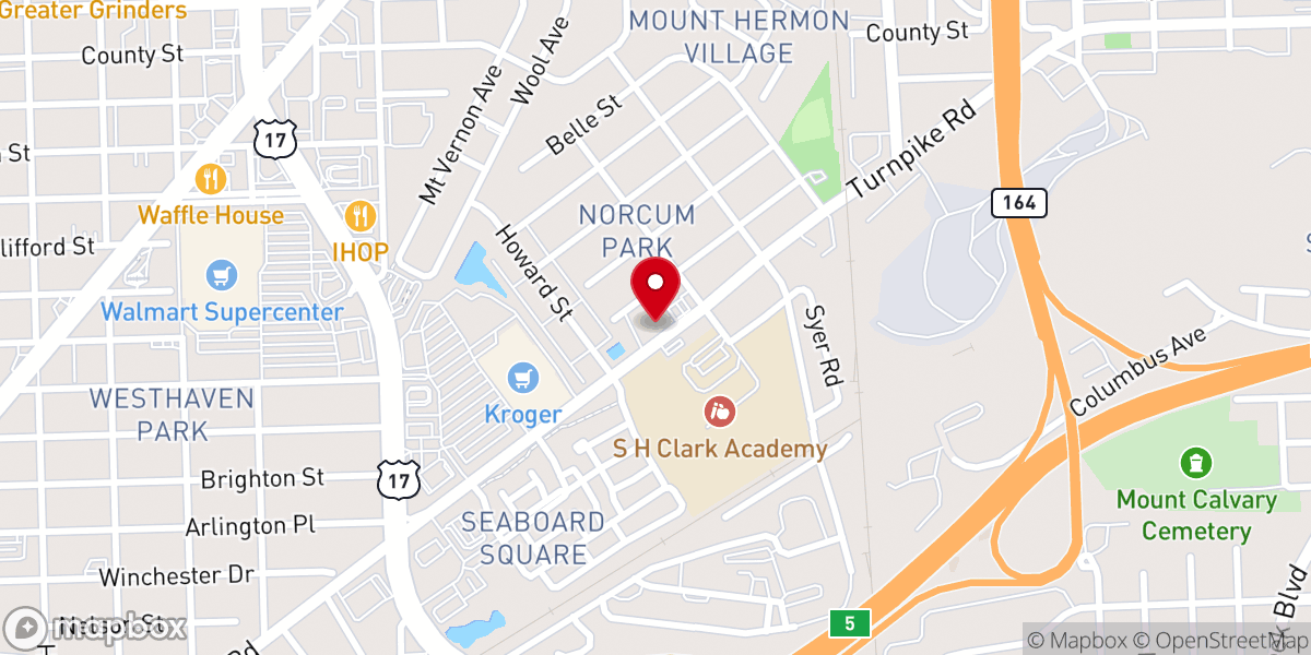 Map showing location of New First Baptist Church Of Taylorsville