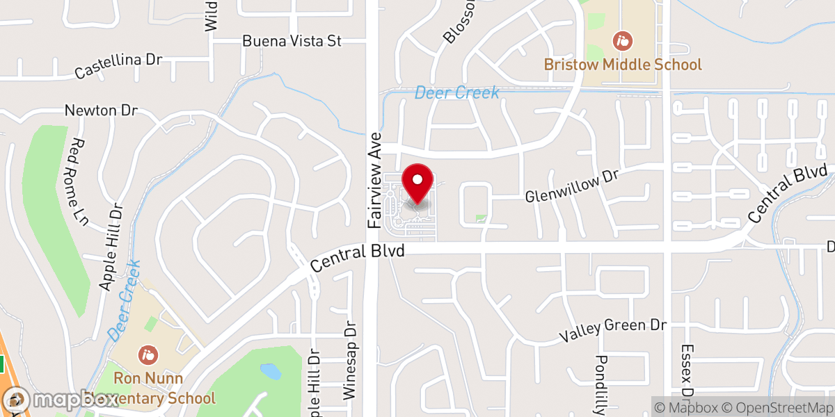 Map showing location of Immaculate Heart of Mary Church