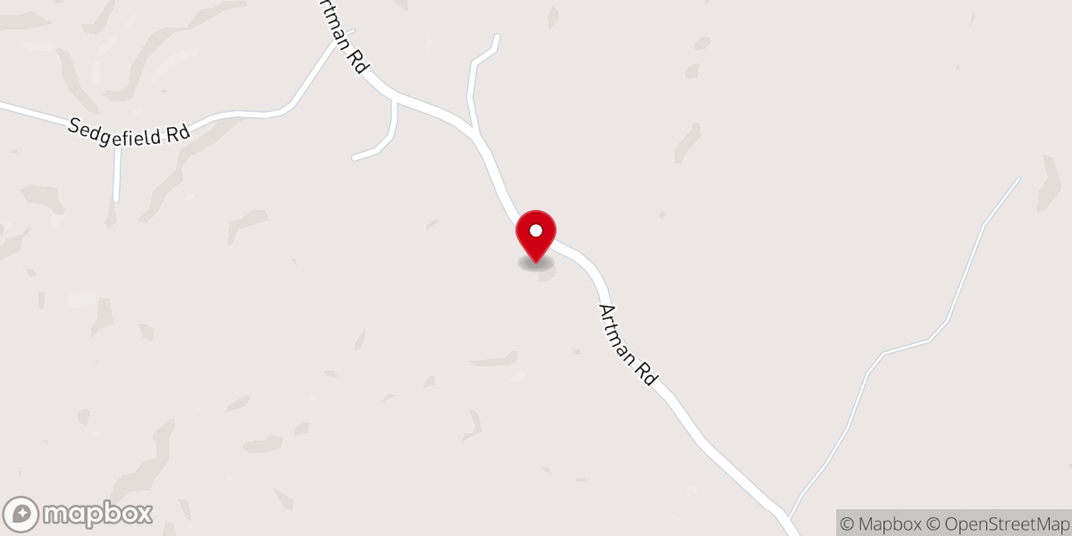 Map showing location of Milford Church