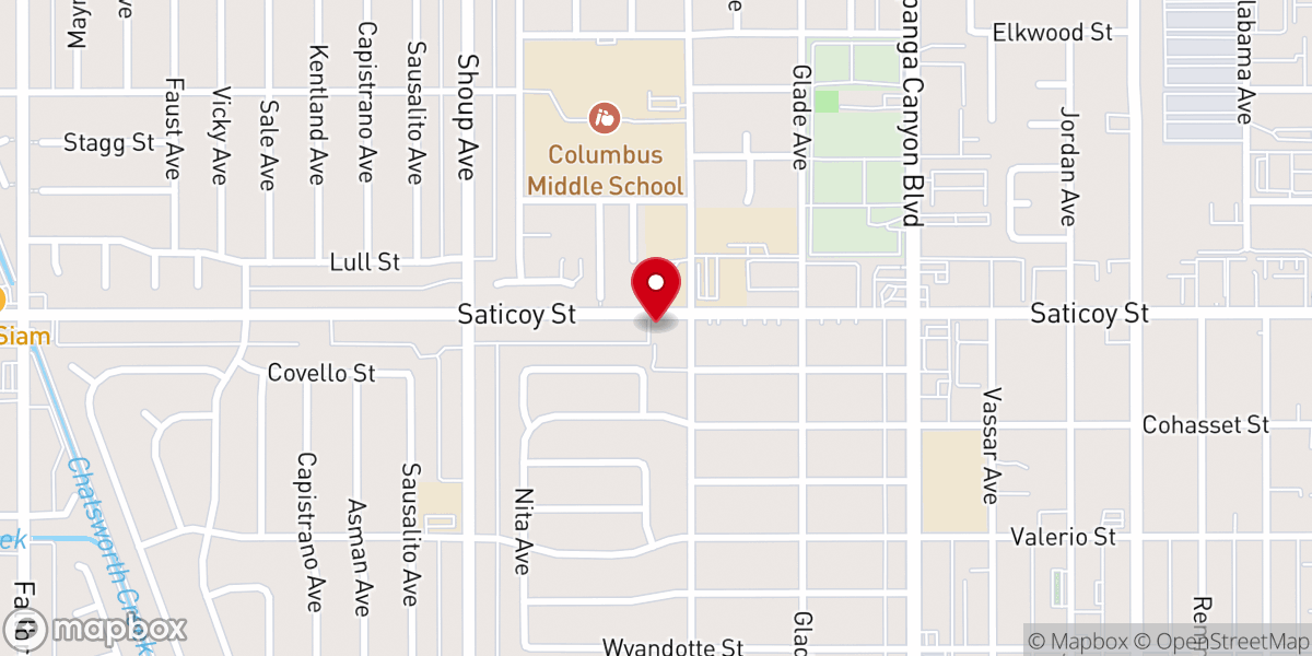 Map showing location of Iglesia Bautista Fe