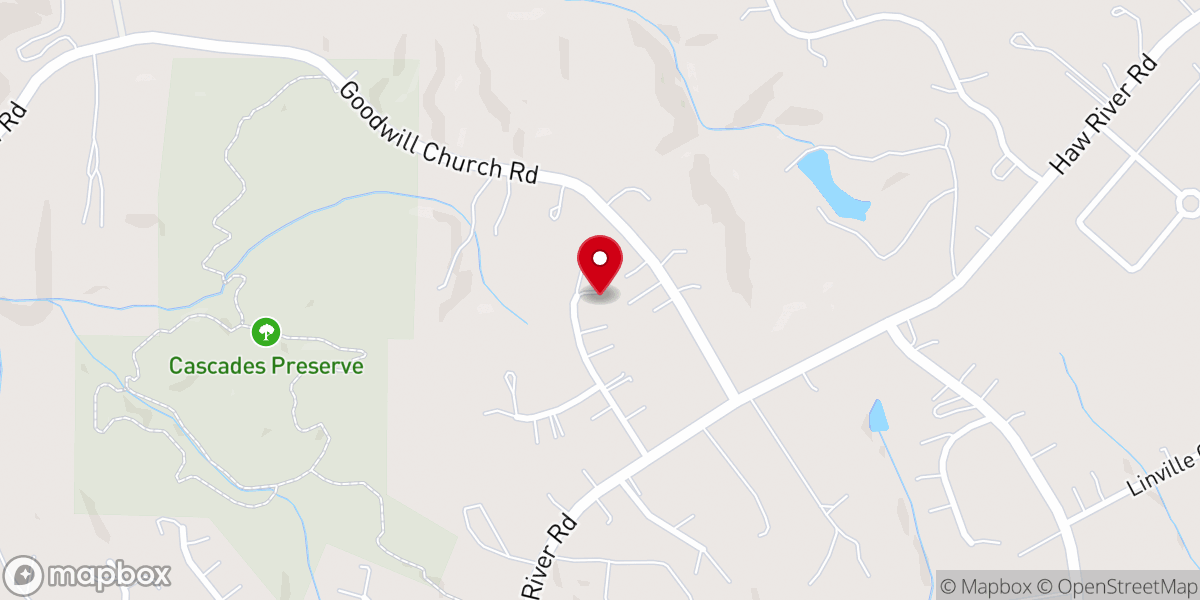 Map showing location of Faith Bible Christian Church
