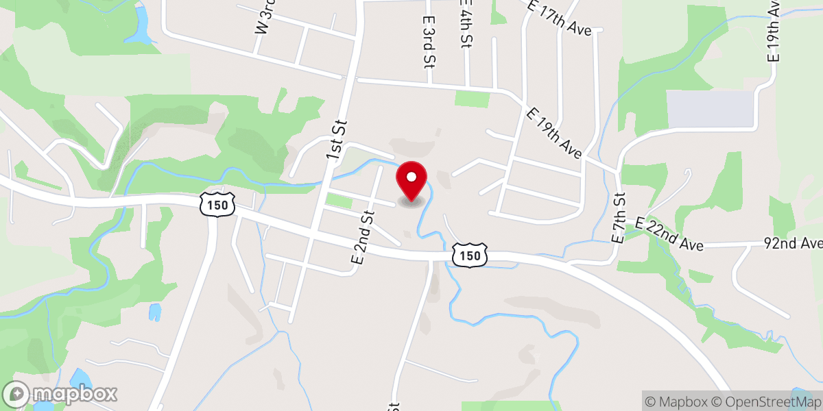 Map showing location of Saint Maria Goretti Catholic Church