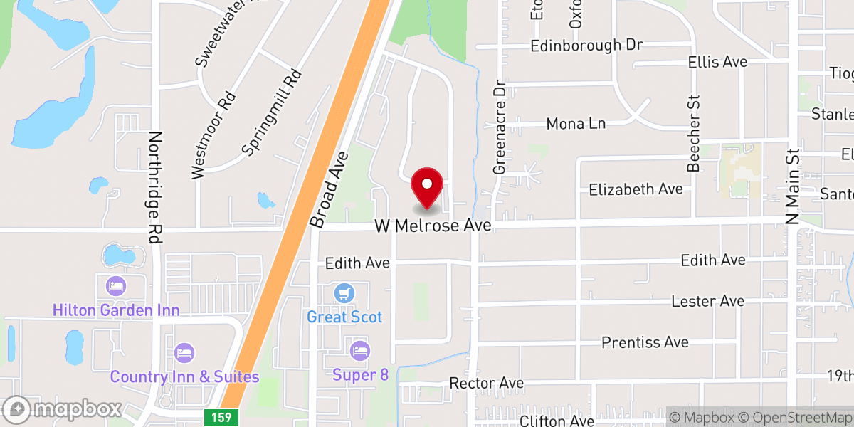 Map showing location of Findlay Seventh-day Adventist Church