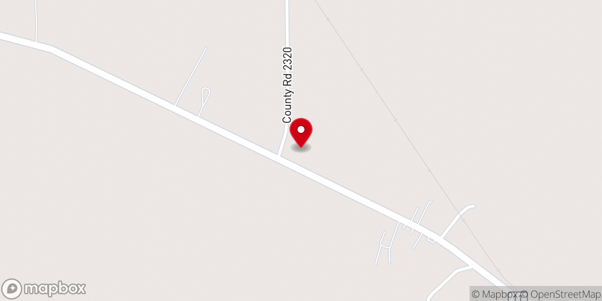 Map showing location of Brightstar Church