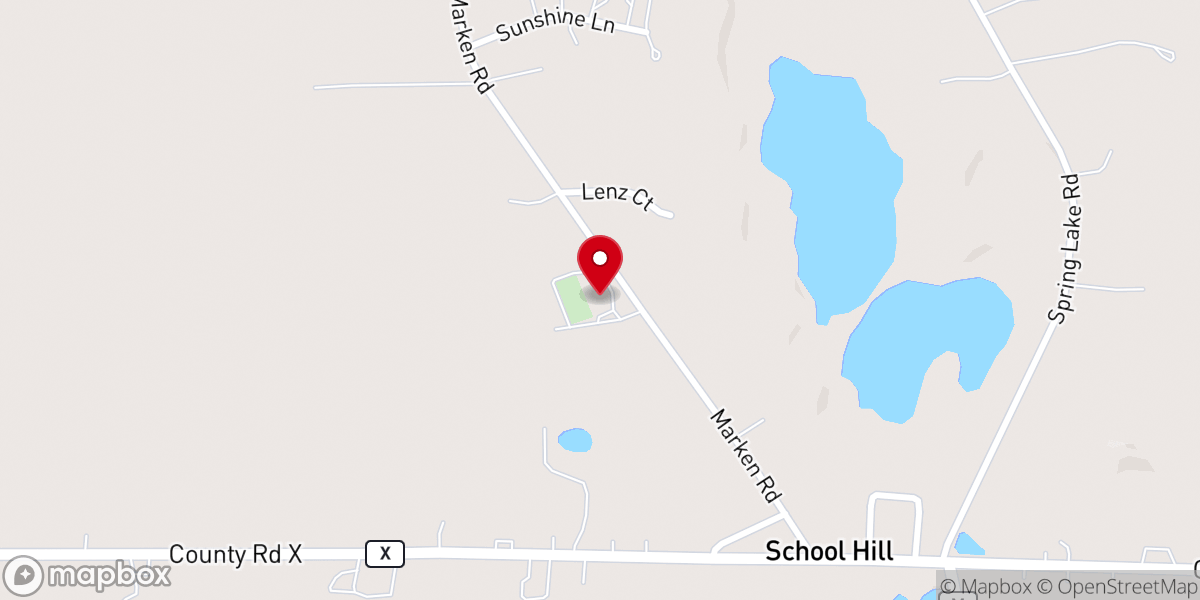 Map showing location of Holy Trinity Parish