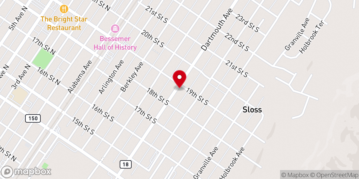 Map showing location of Visionary Ministry Church