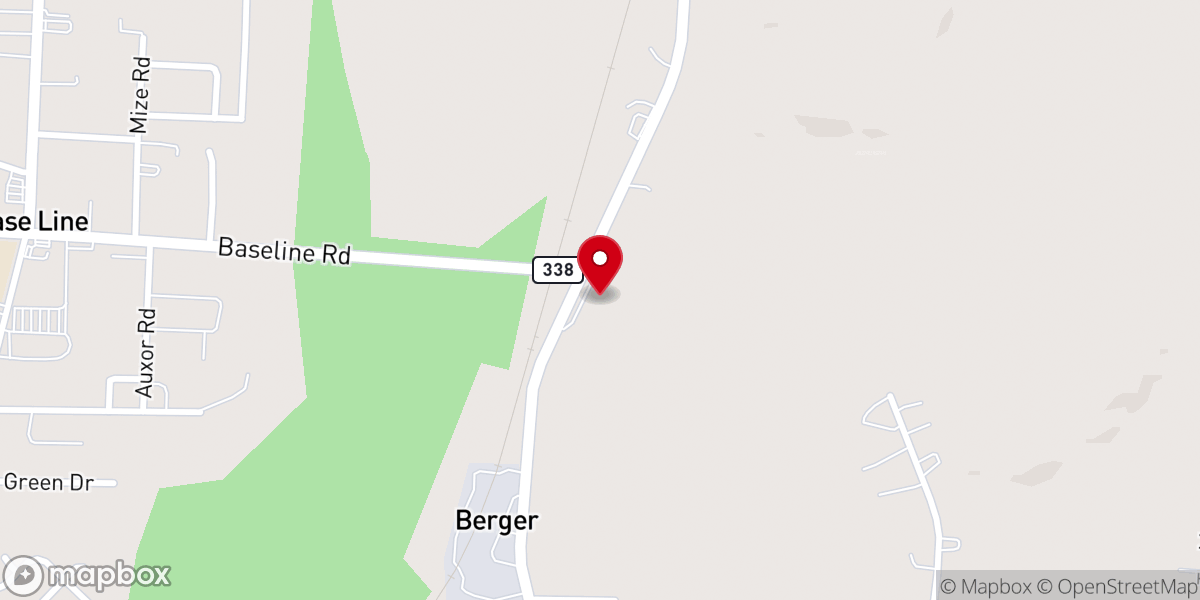 Map showing location of Rocky Mountain Church