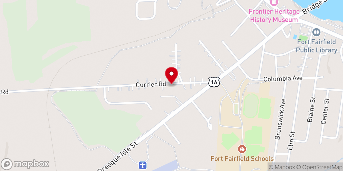 Map showing location of United Pentecostal Church