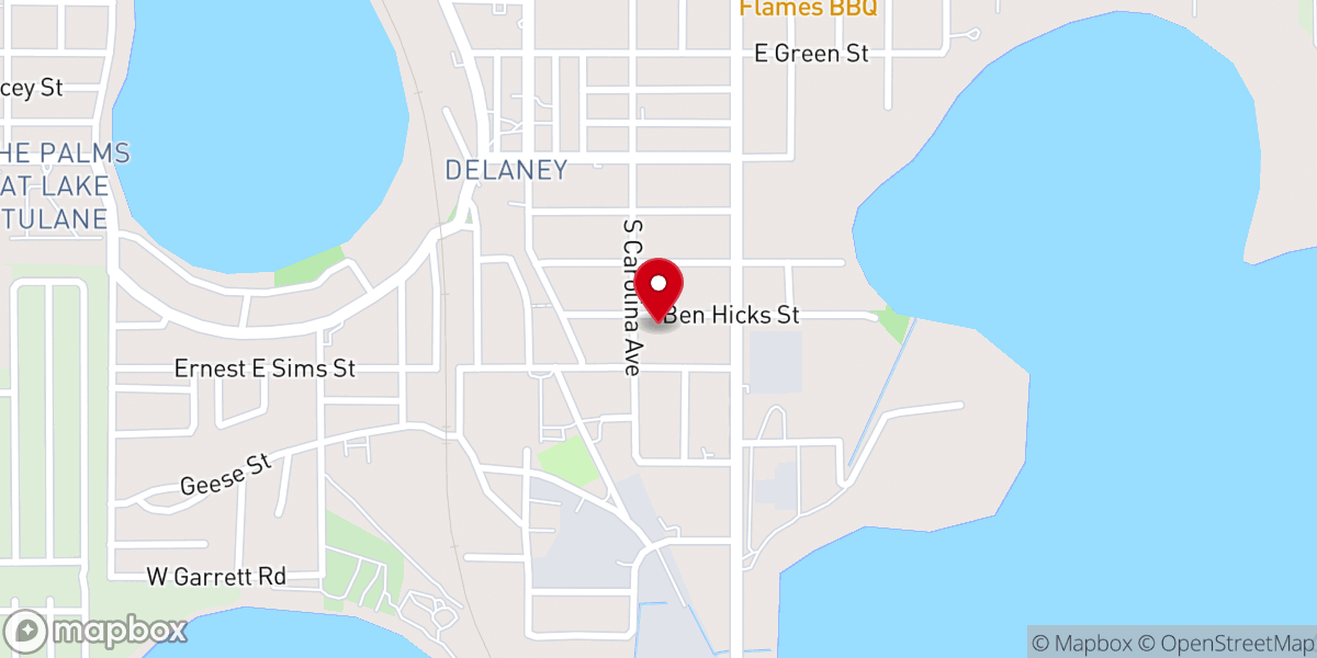 Map showing location of St Mary's Holiness Church