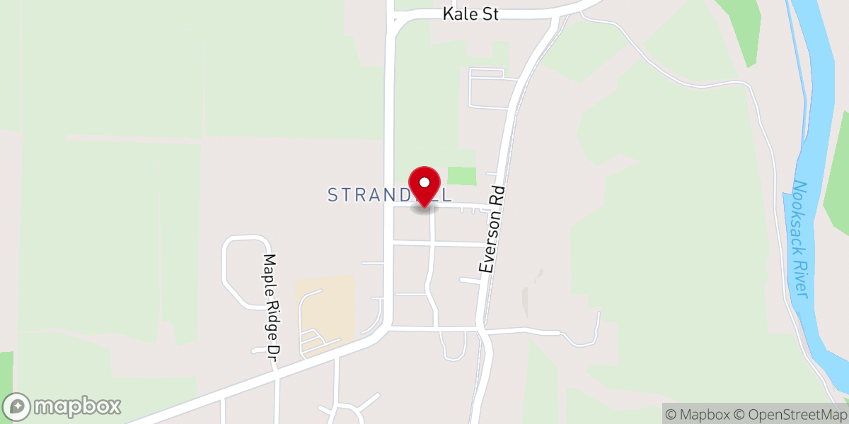 Map showing location of Everson Seventh-day Adventist Church