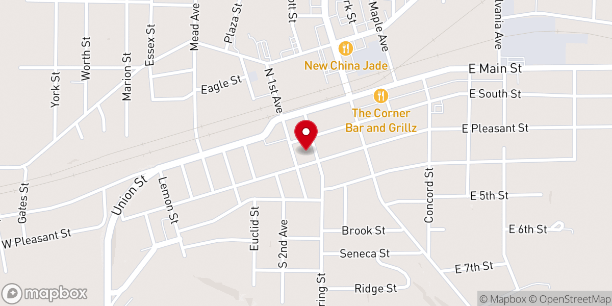 Map showing location of Relevant Church
