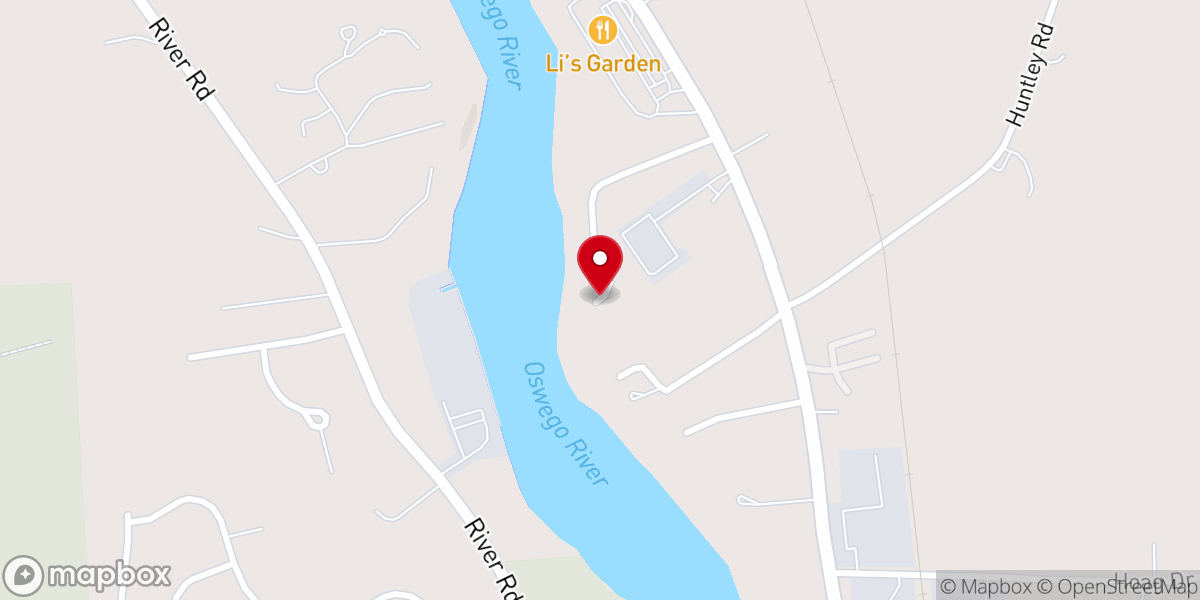 Map showing location of Rising Hope Church