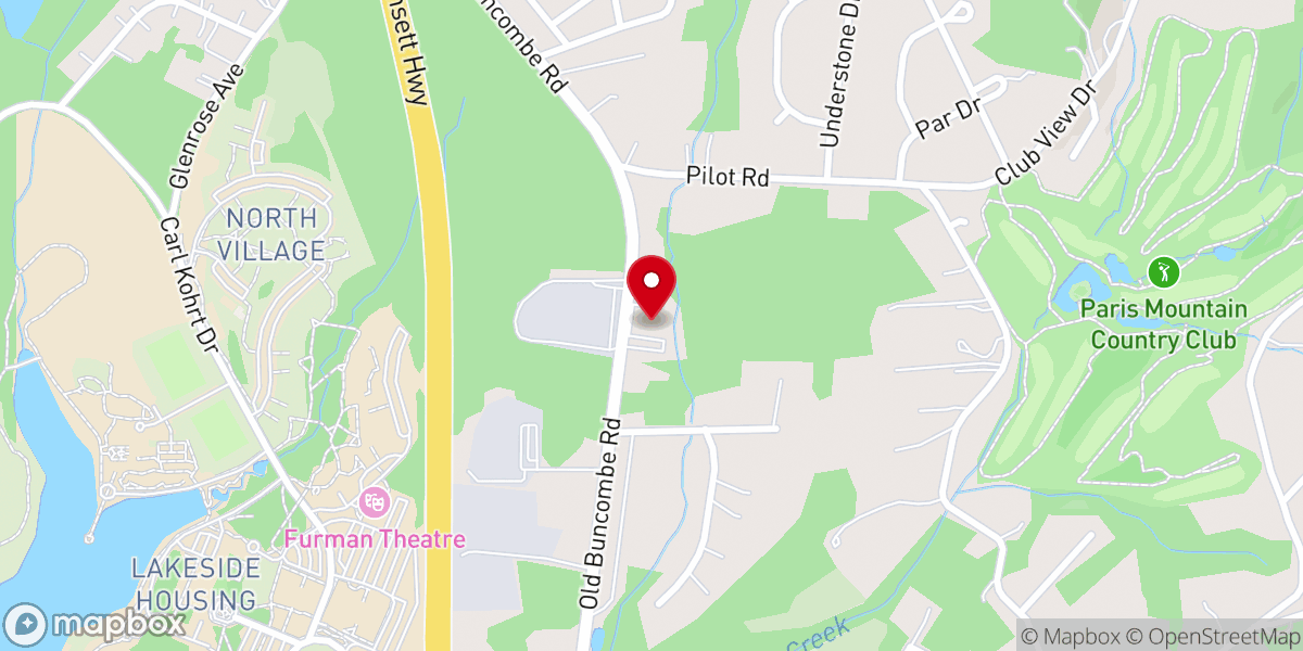 Map showing location of Choice Hills Baptist Church