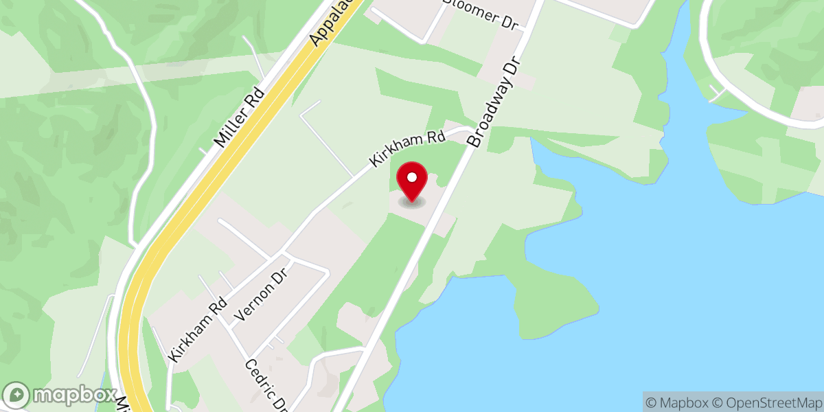 Map showing location of First Independent Freewell Church