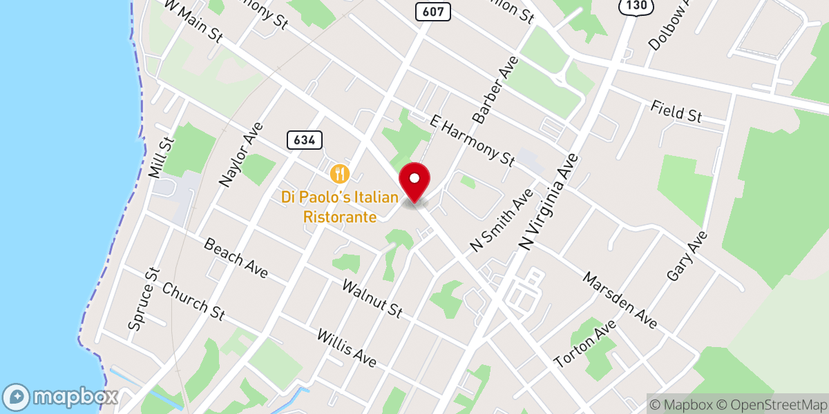Map showing location of Holloway Memorial