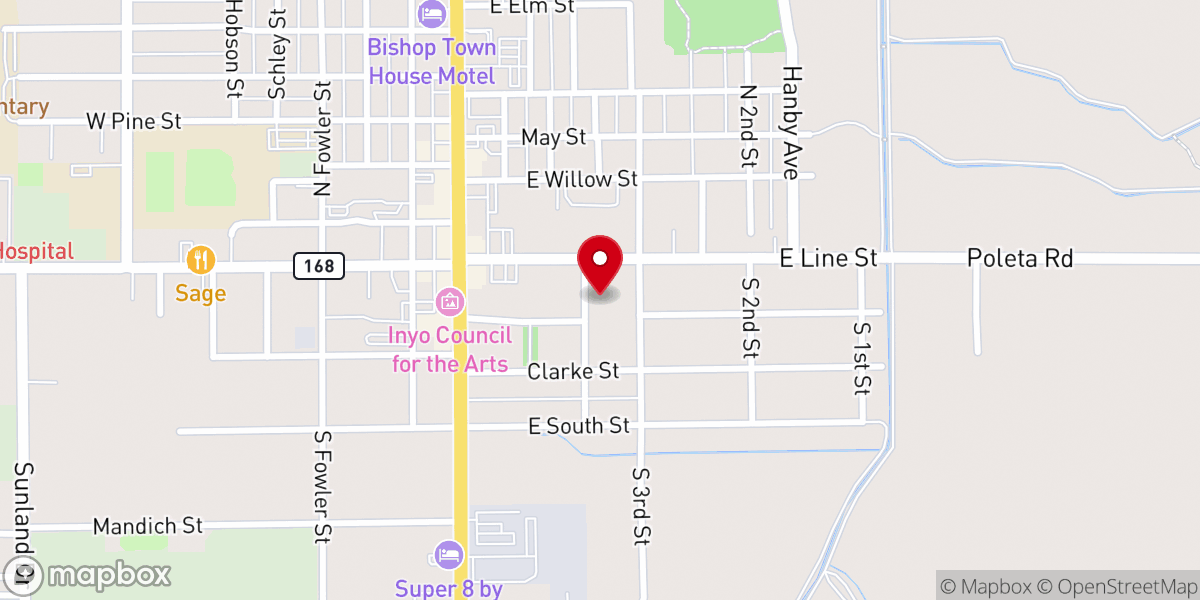 Map showing location of Trinity Memorial Church