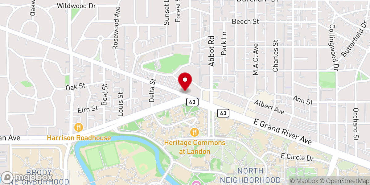 Map showing location of The Peoples Church