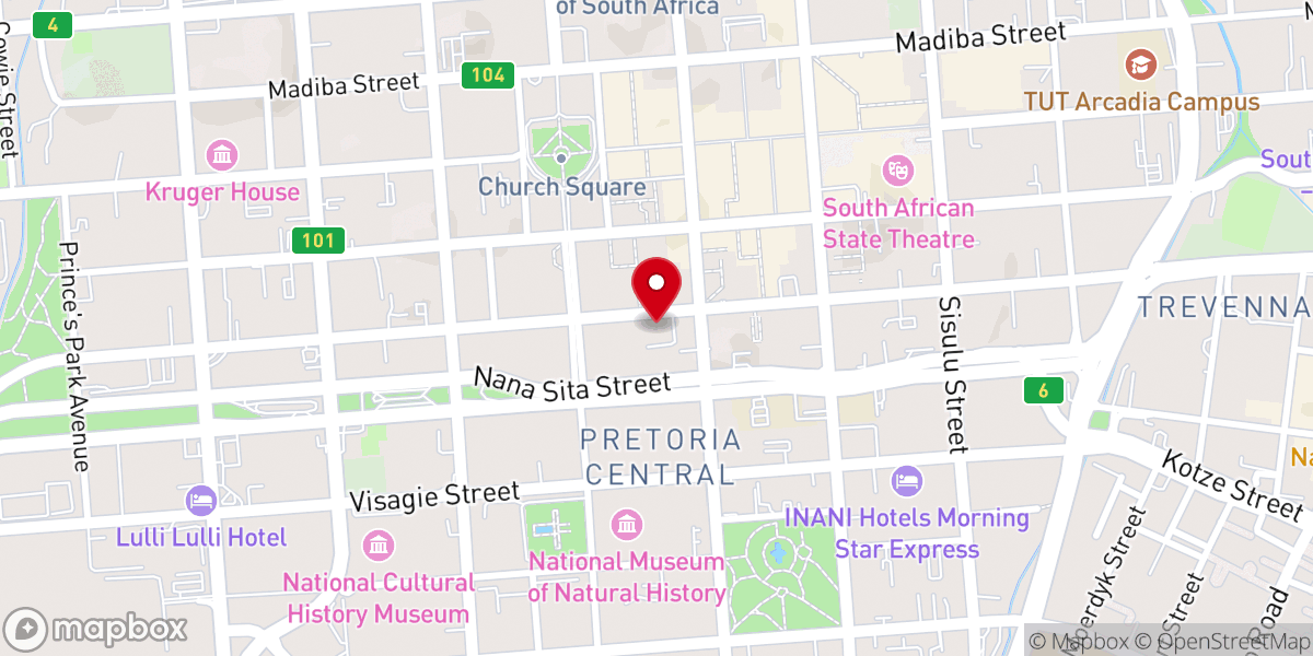 Map showing location of St Albans Cathedral