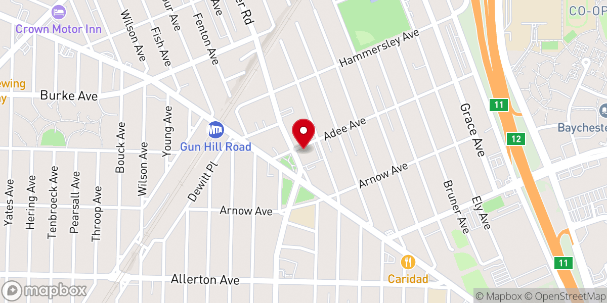 Map showing location of Holy Rosary and Nativity of Our Blessed Lady Roman Catholic Church