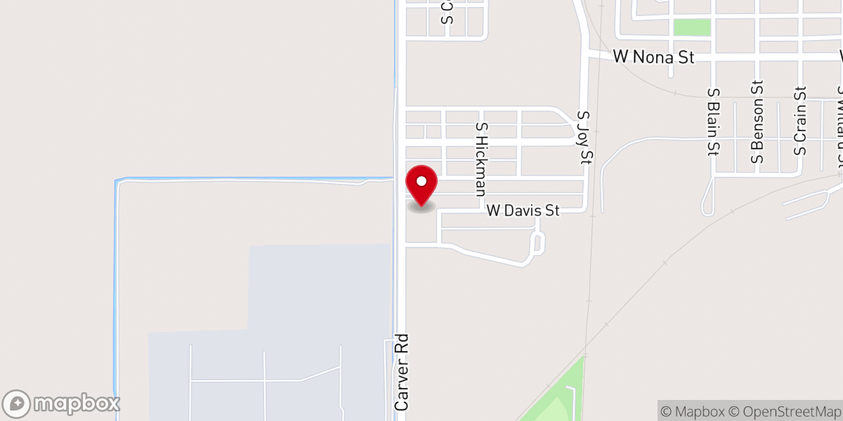 Map showing location of Southwest Oklahoma Community Action Group - Food Distribution Center