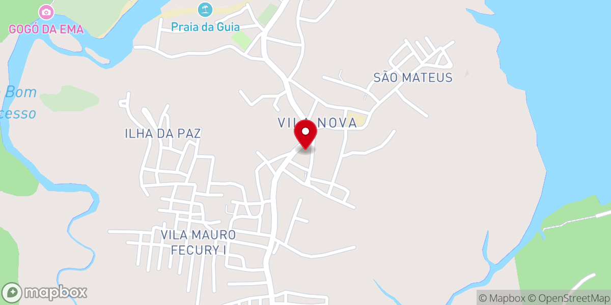 Map showing location of Igreja Pentecostal Nascente Habitar