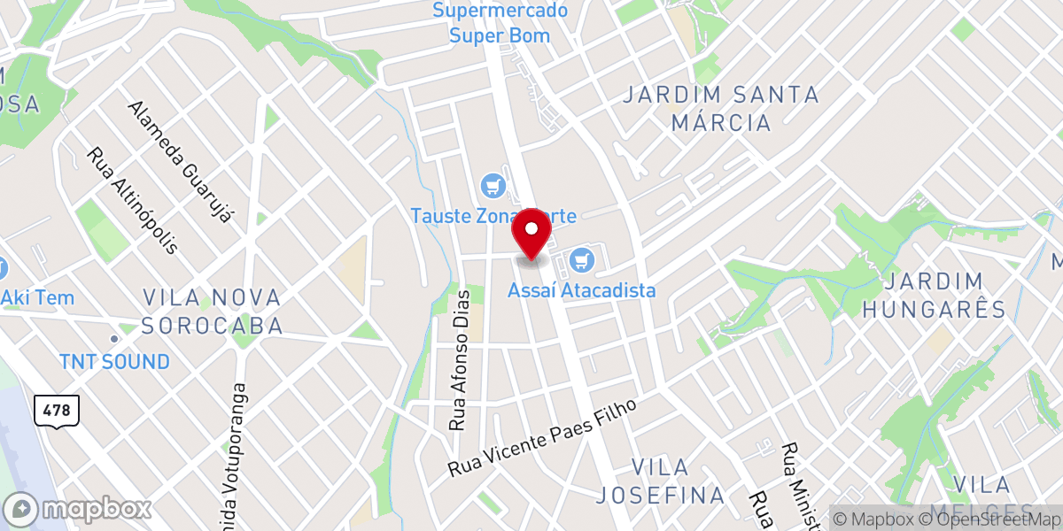 Map showing location of ASSEMBLEIA DE DEUS SANTUÁRIO IGREJA VIVA