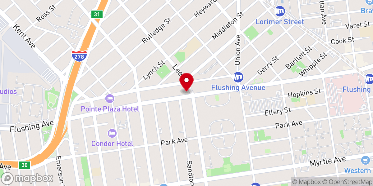 Map showing location of Cong. Ohr Shulem Zlochovš
