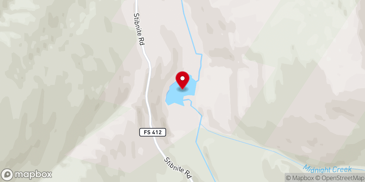 Map showing location of Yellow Pine Pit