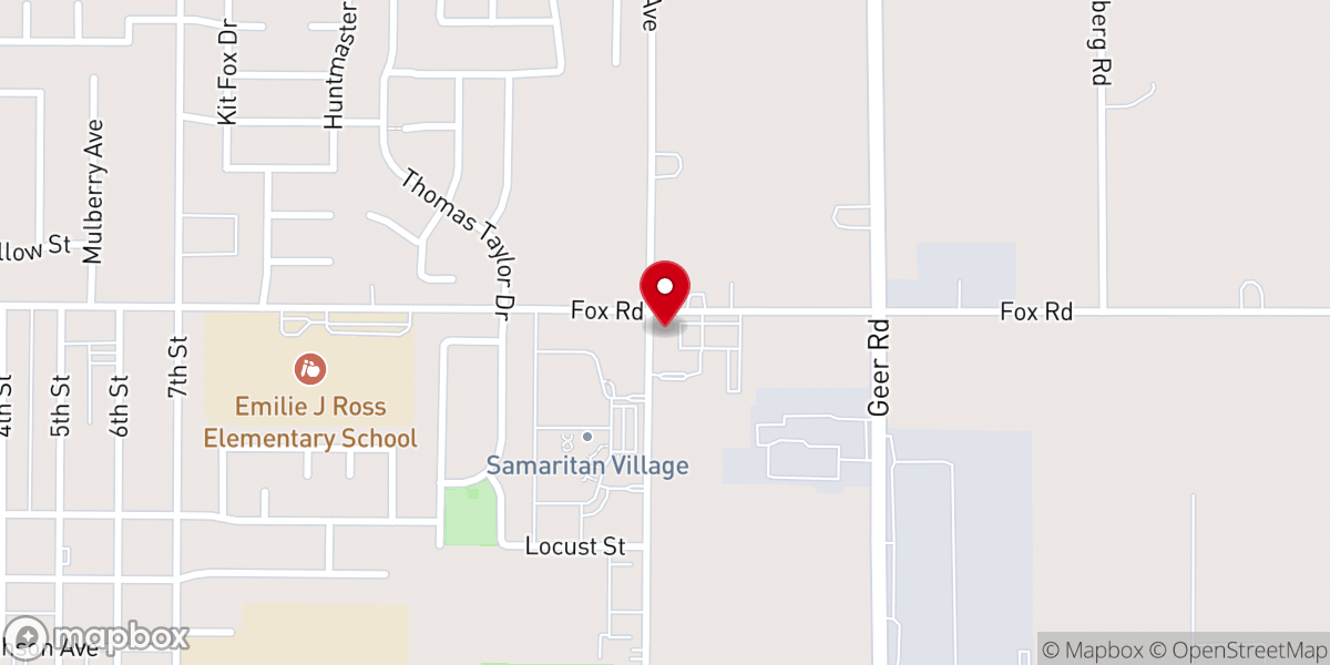 Map showing location of Saint Anthony's Catholic Church