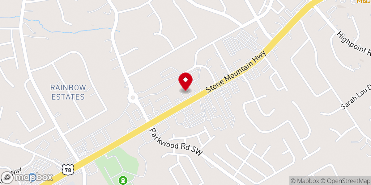 Map showing location of Faith in Christ Christian Church