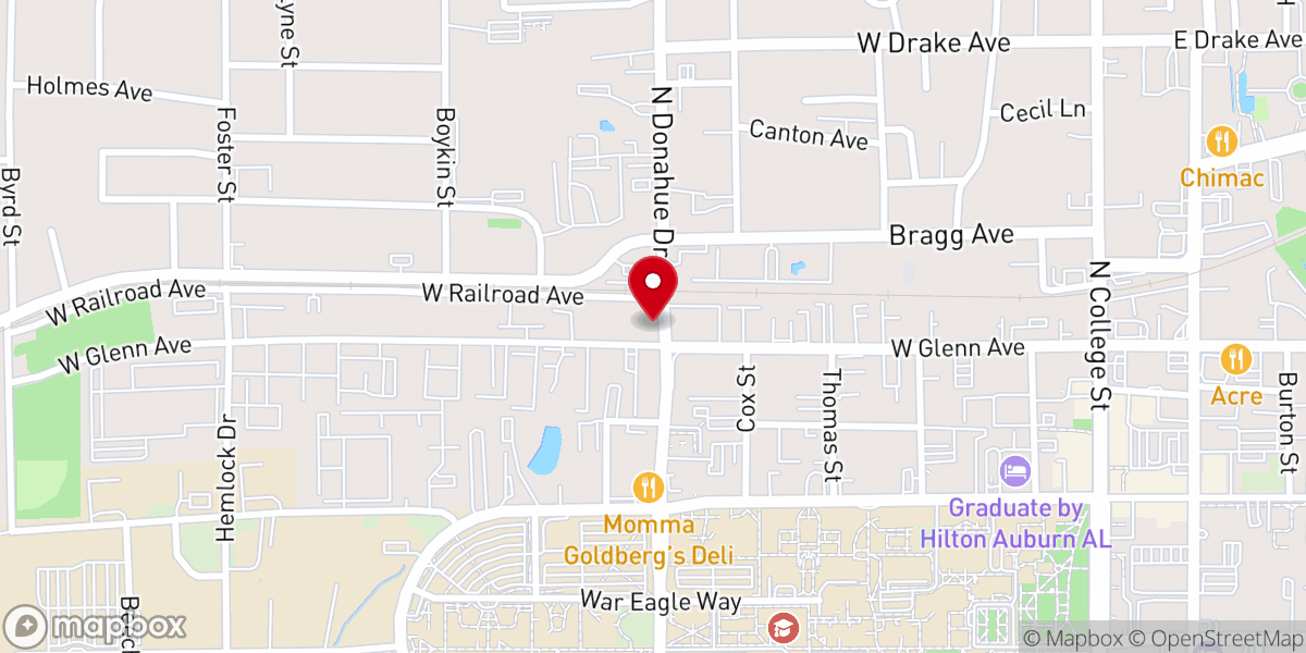 Map showing location of Saint Lukes Christian Methodist Episcopal Church